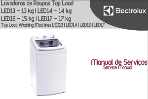 Electrolux Manual Técnico Máquina de Lavar LED14 Essential