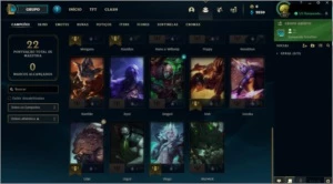 Conta platina 4 com 64% winrate - League of Legends LOL