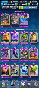 Conta brabissima com 13 Evoluções + 4 Elites [Troféus: 9000] - Clash Royale