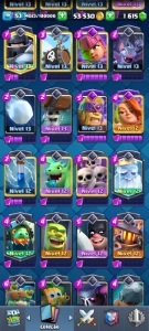Conta brabissima com 13 Evoluções + 4 Elites [Troféus: 9000] - Clash Royale