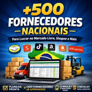 Mais De +500 Fornecedores Nacionais Para Vender Online[2026]