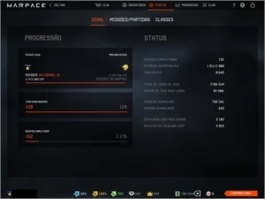 Conta Warface Patente 70