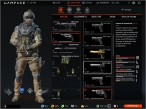 Conta Warface Patente 70