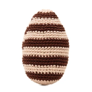 Ovo de Páscoa Marrom em amigurumi - Artesanato e Personalizados