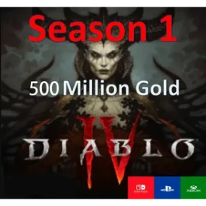 Diablo 4 - 500M Gold - Temporada 1 - Blizzard