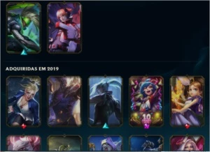 Conta league of legends platina 1 83 skins LOL