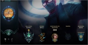 Conta league of legends platina 1 83 skins LOL