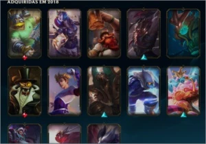 Conta league of legends platina 1 83 skins LOL