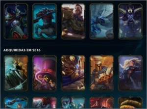 Conta league of legends platina 1 83 skins LOL