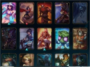 Conta league of legends platina 1 83 skins LOL