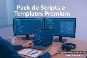 🚀Pack de Scripts e Templates Premium 💻 Automatize seu Site - Outros