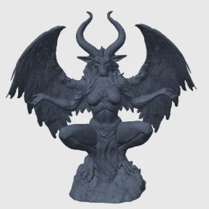 Baphomet arquivo STL para impressão 3D