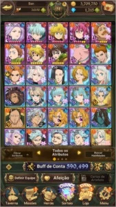 Conta Nanatsu Taizai - Iniciante - Outros