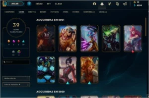 CONTA PLATINA 4 - League of Legends LOL