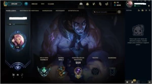CONTA PLATINA 4 - League of Legends LOL