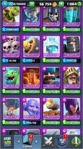Conta nv 11 upada e com muitas gemas - Clash Royale
