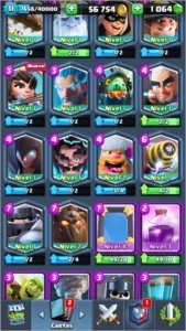 Conta nv 11 upada e com muitas gemas - Clash Royale