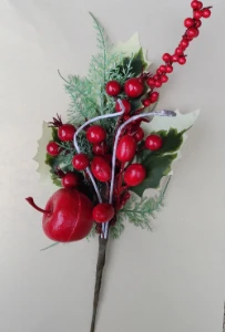 Pick Frutas vermelhas com Maçã  (30cm) - Artesanato e Personalizados