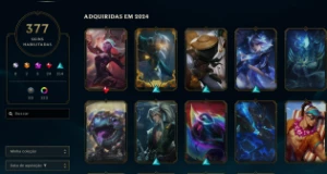 Conta lol + conta valorant muitas skins em ambos lvl 1190 - League of Legends