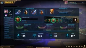 Conta Smite 22.800+ GEMAS E Muita SKIN