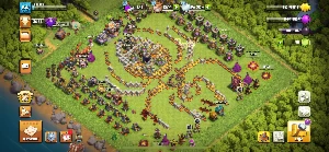 Conta Clash of clãs cv11 semi full - Clash of Clans