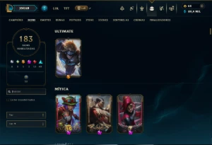 Unranked com TODOS os Champs e 184 Skins ( MONO ADC ) - League of Legends LOL