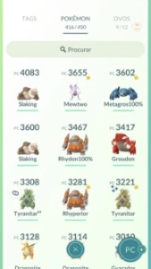 Conta De Pokemon Go Level 36 COM 59 Lendarios - Pokémon