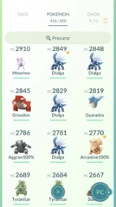 Conta De Pokemon Go Level 36 COM 59 Lendarios - Pokémon