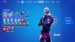 Conta Fortnite Skin Galaxy Rara + Temporada 3 Completa, Jogo de Videogame  Nunca Usado 80667383