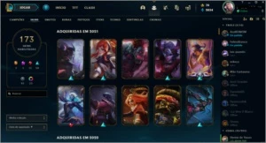 Conta League of Legends full skin LOL