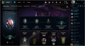Conta League of Legends full skin LOL