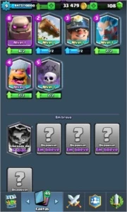 Clash royale 9 lendarias