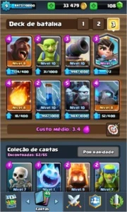 Clash royale 9 lendarias