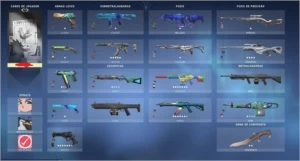 Conta de VALORANT com FACA DA FRAGÃO e MAIS SKINS