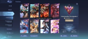 Mobile Legends 414 Skins. Muitas Skins Raras