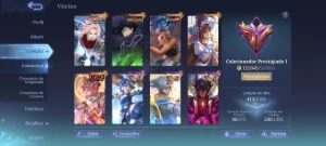 Mobile Legends 414 Skins. Muitas Skins Raras