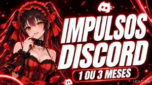 Impulsos Para Servidor Discord | 1 Mês / 3 Meses