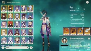 CONTA GENSHIN 7 T5, XIAO, ZHONG, HU TAO+, 4 ARMAS T5 AR 55⭐✨ - Genshin Impact