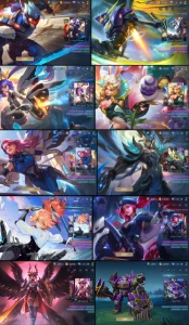 Conta Mobile Legends (Collector Gusion + Legendary Saber)