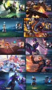 Conta Mobile Legends (Collector Gusion + Legendary Saber)
