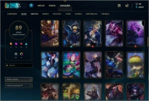 Conta de lol ouro 1 - League of Legends