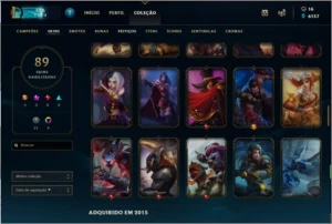 Conta de lol ouro 1 - League of Legends