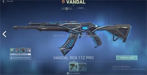 CONTA VALORANT COM  VANDAL RGX