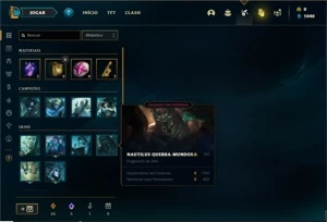 Conta prata 2 com 28 Champs e 7 Skins + 10 Espolios - League of Legends LOL