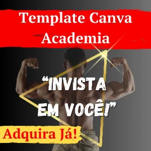 Pack Canva para Academia: +70 Artes Editáveis