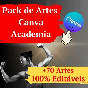 Pack Canva para Academia: +70 Artes Editáveis - Outros