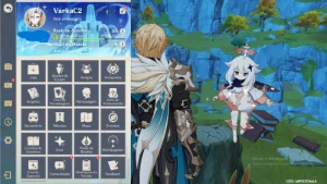 varka c2 + arma assinatura e neuvillete c1+ arma assinatura - Genshin Impact