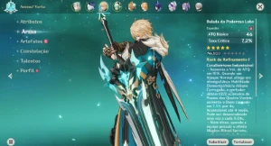 varka c2 + arma assinatura e neuvillete c1+ arma assinatura - Genshin Impact