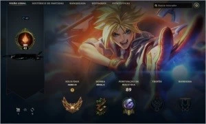 conta gold mmr boa! - League of Legends LOL