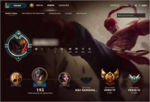Conta League of Legends - Elise Vitoriosa - Platina S6 LOL
